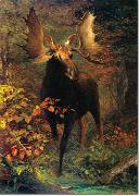 Albert Bierstadt In the Forest oil painting
